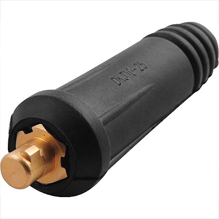 Conector baioneta macho 9,0 mm para cabo de solda - Vonder