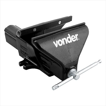 Torno de bancada fixo n° 8 em ferro fundido nodular - Vonder
