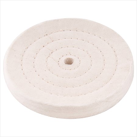 Roda de pano para polimento 100 mm x 1/2" furo 10 mm - Vonder