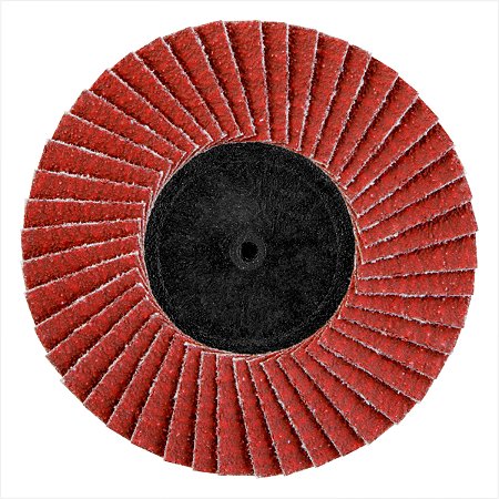 Flap-disc de desbaste/acabamento 3" cerâmico G 80 encaixe rápido Vonder