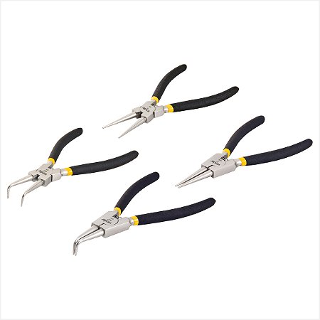 Alicate para anéis com 4 peças 6 1/2" - 165 mm e 7" - 178 mm Vonder