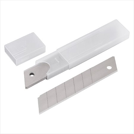 Lâmina para estilete largo 25,0 mm tubete com 10 peças - Vonder