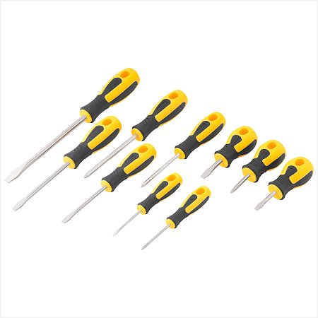 Kit de chaves de fenda/phillips com 10 peças - Vonder Plus