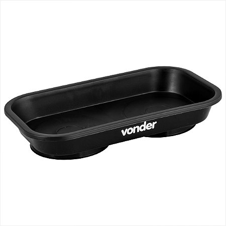 Bandeja magnética retangular plástica 140 mm x 240 mm - Vonder