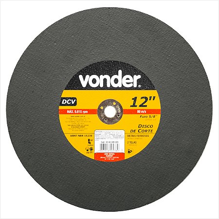Disco de corte 300 mm x 3,2 mm x 15,87 mm DCV - Vonder