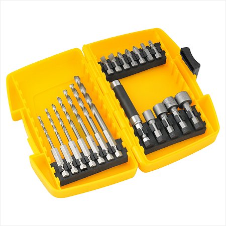 Kit combinado brocas e bits com 19 peças - Vonder