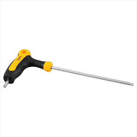 Chave hexagonal (allen) abaulada longa 3,0 mm cabo T - Vonder