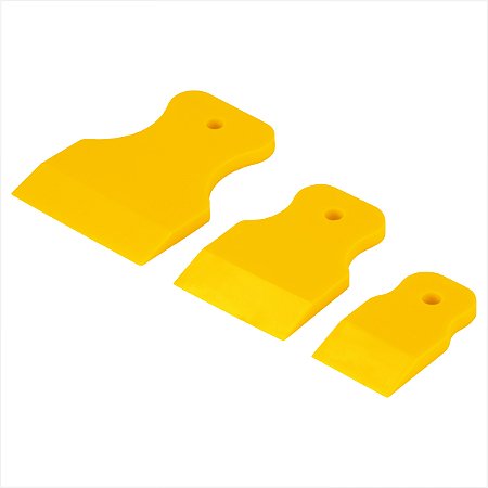 Kit de espátulas em PVC com 3 peças - Vonder