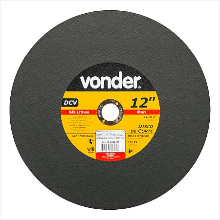 Disco de corte 300 mm x 3,2 mm x 25,4 mm DCV - Vonder