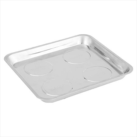 Bandeja magnética retangular inox 270 mm x 292 mm - Vonder