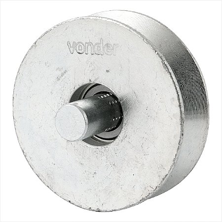 Roldana para portão 2.1/2" tipo V aço zincado com rolamento e pino - Vonder