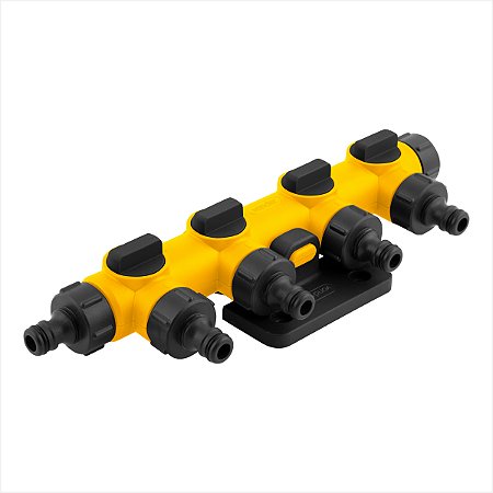 Adaptador múltiplo mangueira com 4 saídas e regulador de fluxo individual AMV 041 Vonder