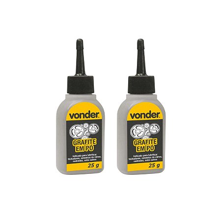 Grafite em pó 25 g com 2 unidades - Vonder