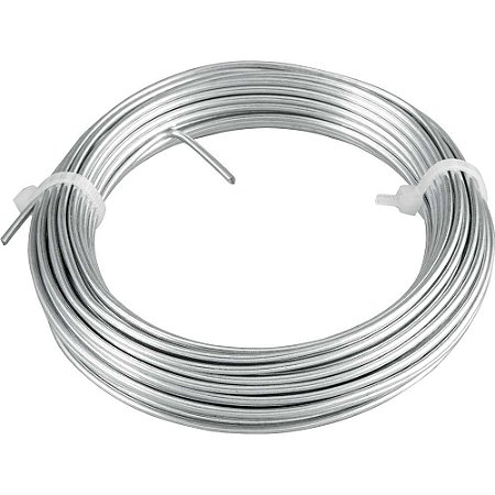 Arame galvanizado BWG 16 1,65 mm rolo com 10 metros Vonder