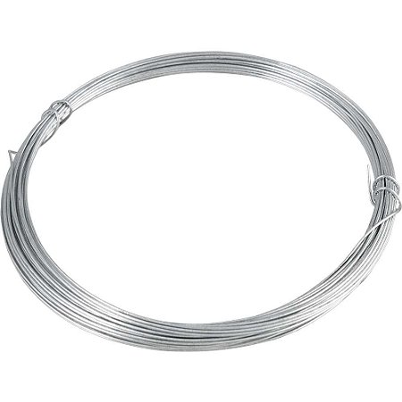 Arame galvanizado BWG 22 0,71 mm rolo com 10 metros Vonder