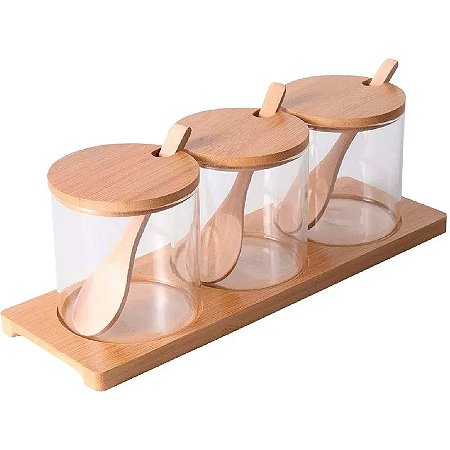 Jogo De Potes Condimentos