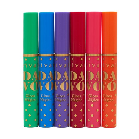 Gloss Mágico Da Vó Vivai: Cores 01 a 06
