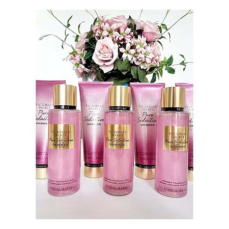 Kit Victoria’s Secret Pure Cream Seduction: Creme e Body Splash