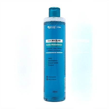 Água Micelar Ácido Hialurônico 300ml Max Love