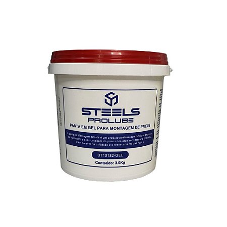 ST10182-GEL Pasta Gel para montagem de pneus - balde 3KG