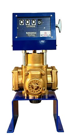 ST10032-150L Bloco volumétrico completo com numerador e base de fixação 1 1/2'' 150L