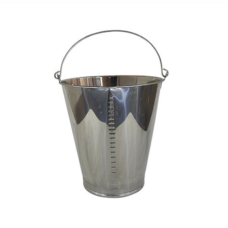 ST10062 Balde em Aço Inox graduado 15 Litros