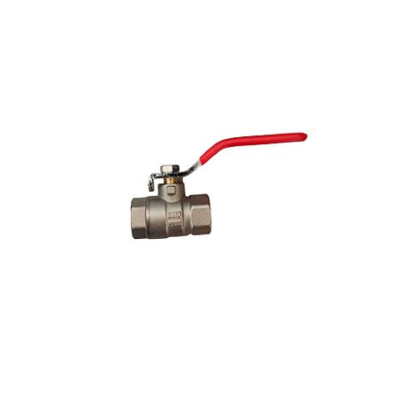 ST10101-38 Registro esfera fêmea X fêmea Rosca G 3/8" BSP em latão passagem plena