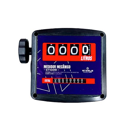 ST10091 Medidor mecânico 4 digitos para óleo lubrificante e diesel