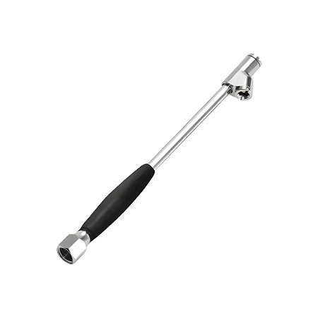 ST10306 Inflador bico duplo/reto 1/4" (F) com cabo de borracha
