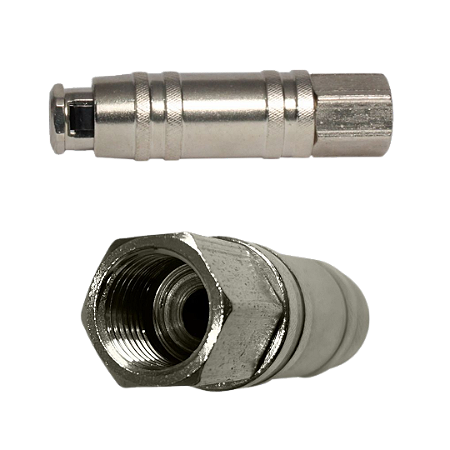 ST10373-14 Inflador reto com engate rápido 1/4" BSP