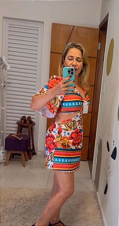 Macaquinho (estampa Farm)