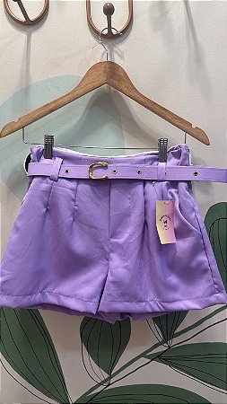 Shorts Alfaiataria com cinto