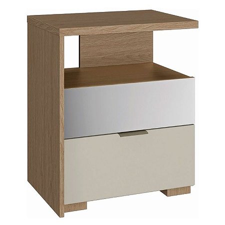 MESA CABECEIRA CARVALHO / OFF WHITE