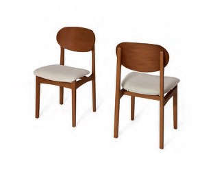 CADEIRA C/ENCOSTO MADEIRA TEC.A1013 JEQUITIBA NAT