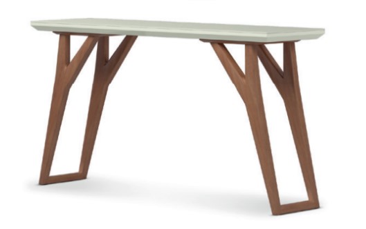 APARADOR 1,50X0,45 AMENDOA/OFF WHITTE