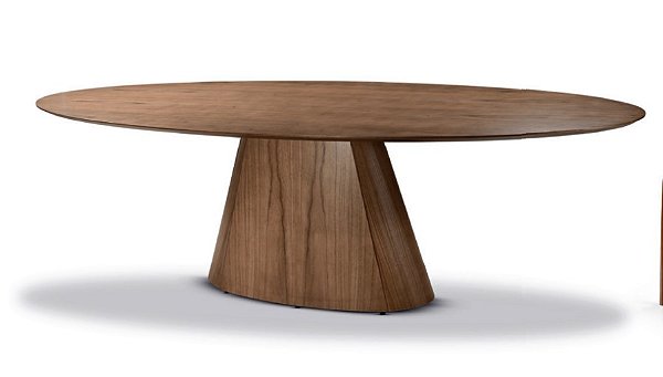 MESA 2,18 X 1,05 OVAL AMÊNDOA