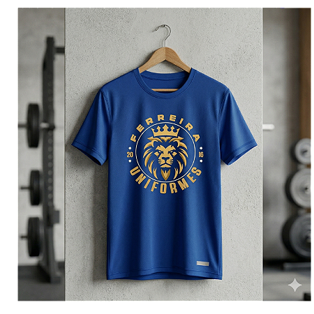 Camiseta dryfit com a sua estampa