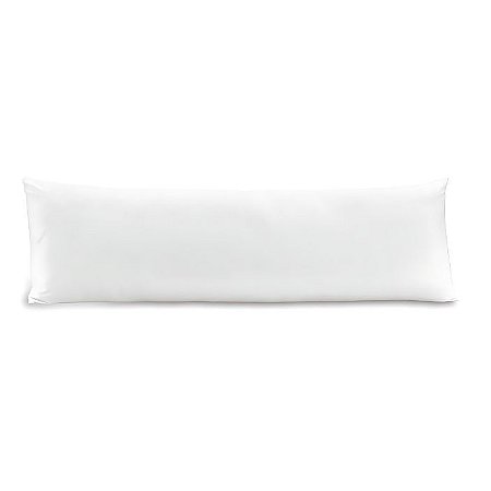 Fronha 40X130 Body Pillow Toque Acetinado Branco Altenburg