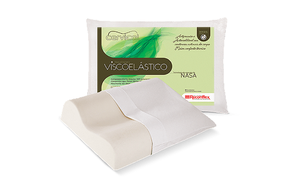 Travesseiro 50X70 Viscoelástica Nasa Cervical Reconflex