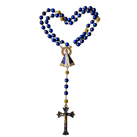 Terço de Nossa Senhora Aparecida Azul Original