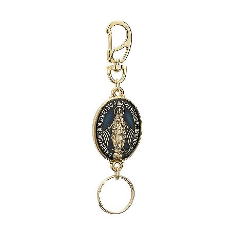 Chaveiro da Medalha de Nossa Senhora das Graças Extra Grande
