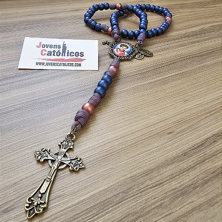 Santo Terço de São Carlo Acutis Artesanal