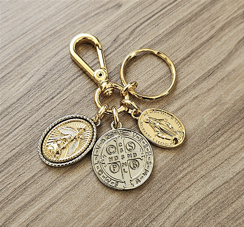 Chaveiro Medalhas Católicas Essenciais