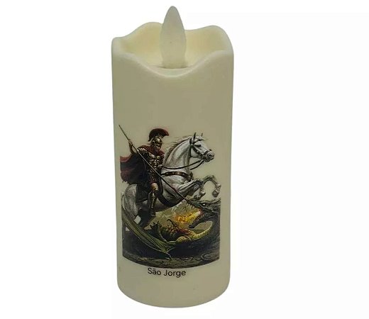 Vela São Jorge Decorativa: coragem, proteção e fé para enfrentar as batalhas da vida
