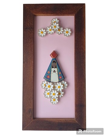 Quadro nossa senhora Aparecida rosa