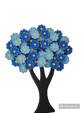 Árvore da vida azul mesclado