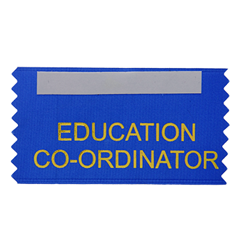 Tarja de Função Coordenador de Educação