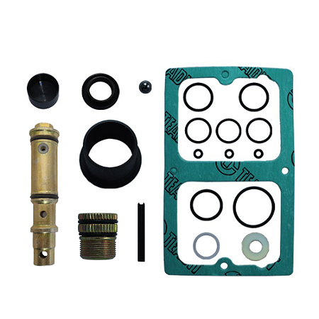KIT REPARO BOMBA COM VÁLVULA 2 VIAS E COM BUJÃO ROSCA FINA