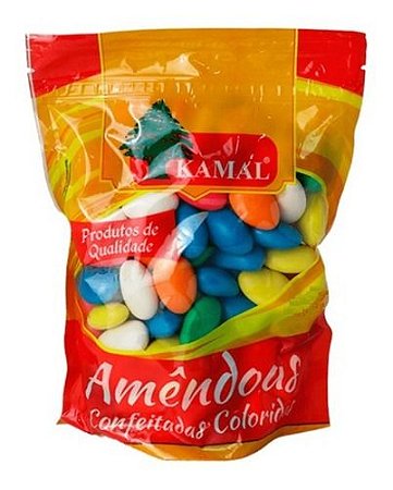 Amêndoas Confeitadas Coloridas 200g - Kamal