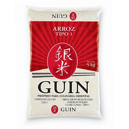 Arroz Japonês grão longo T1 Guin 5kg